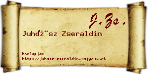 Juhász Zseraldin névjegykártya